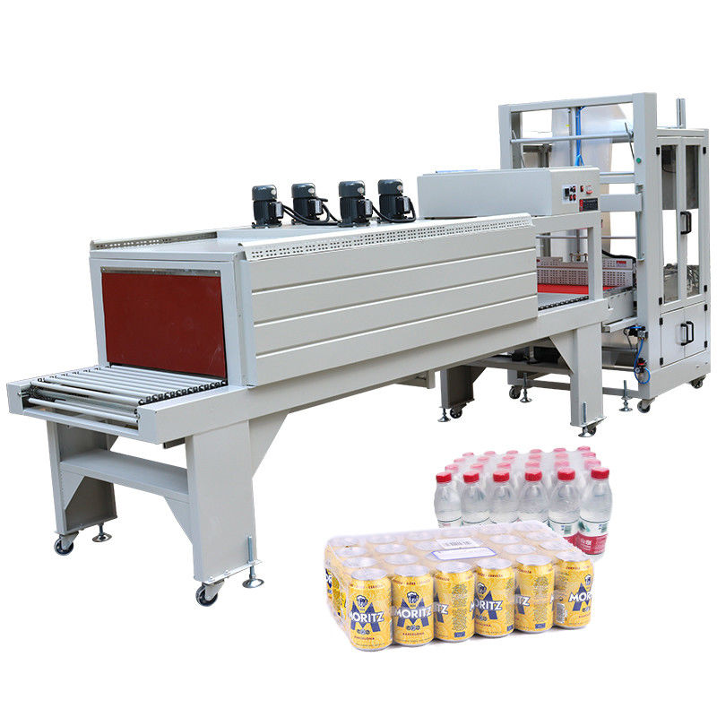 Automatische PE-Film-Schrumpfmaschine für Bier Getränke Mineralwasser Spannung 220V/380V