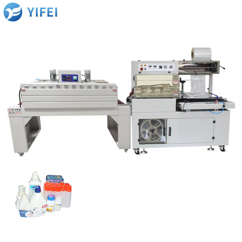 450L Industrielle Papierbecher POF PVC PE Film Wrap Wärme schrumpfen Verpackungsmaschine für Hotels