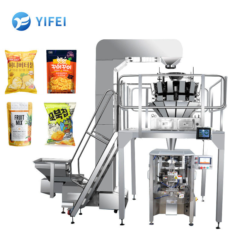 3 Servomotoren Verpackungsmaschine für die vertikale Verpackung von Nüssen