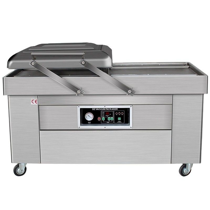 110V/220V DZ-400/2S Automatische Doppelkammer Vakuum Kaffeebohnenbeutel Reis Verpackungsmaschine