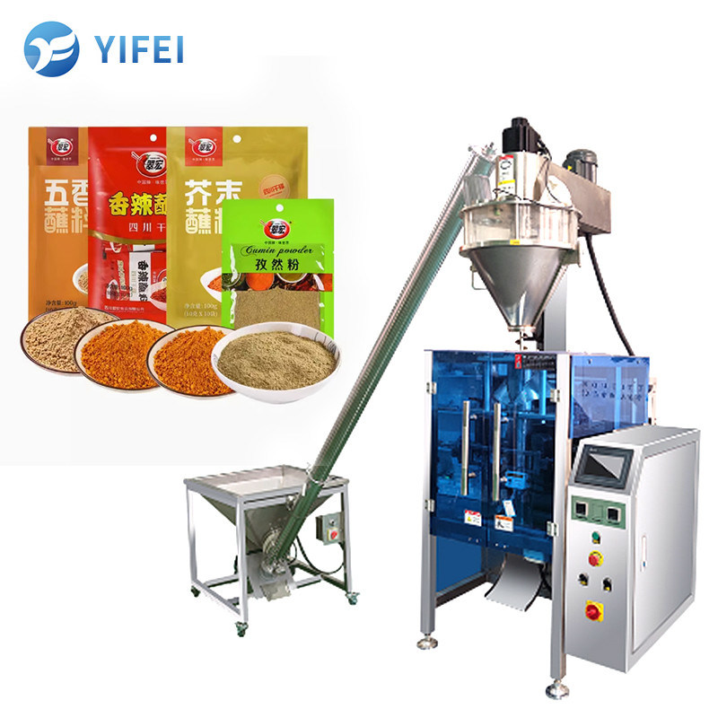 Automatische Vertikalverpackungsmaschine mit Curry-Pfefferbeutel für die Verpackung von Trockenkokosnusspulver