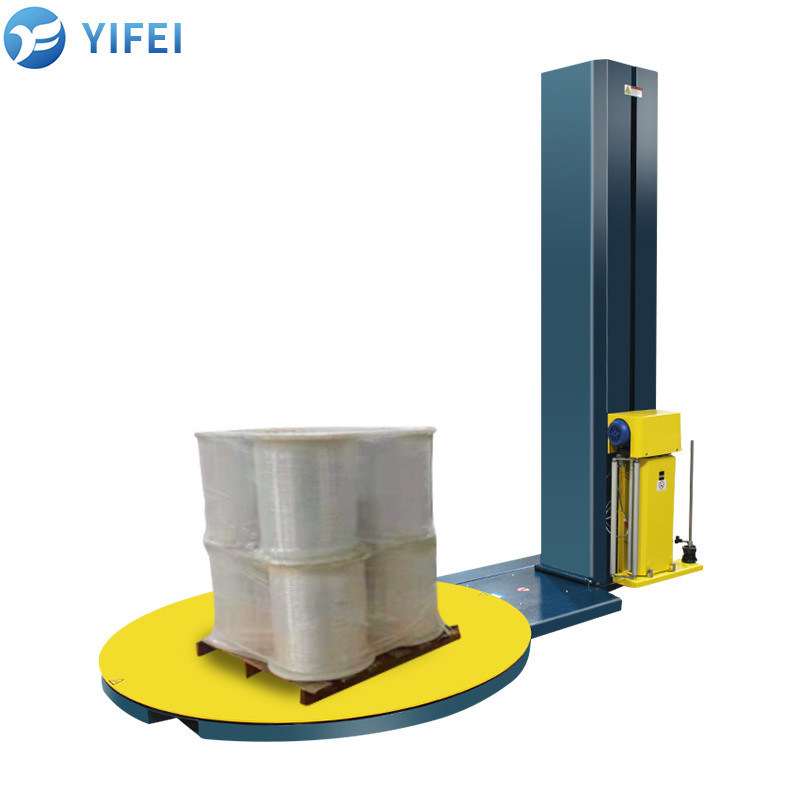 Automatische Stretch Wrap Drehtischmaschine für Textilien 2600*1500*2550mm für glatte Verpackung