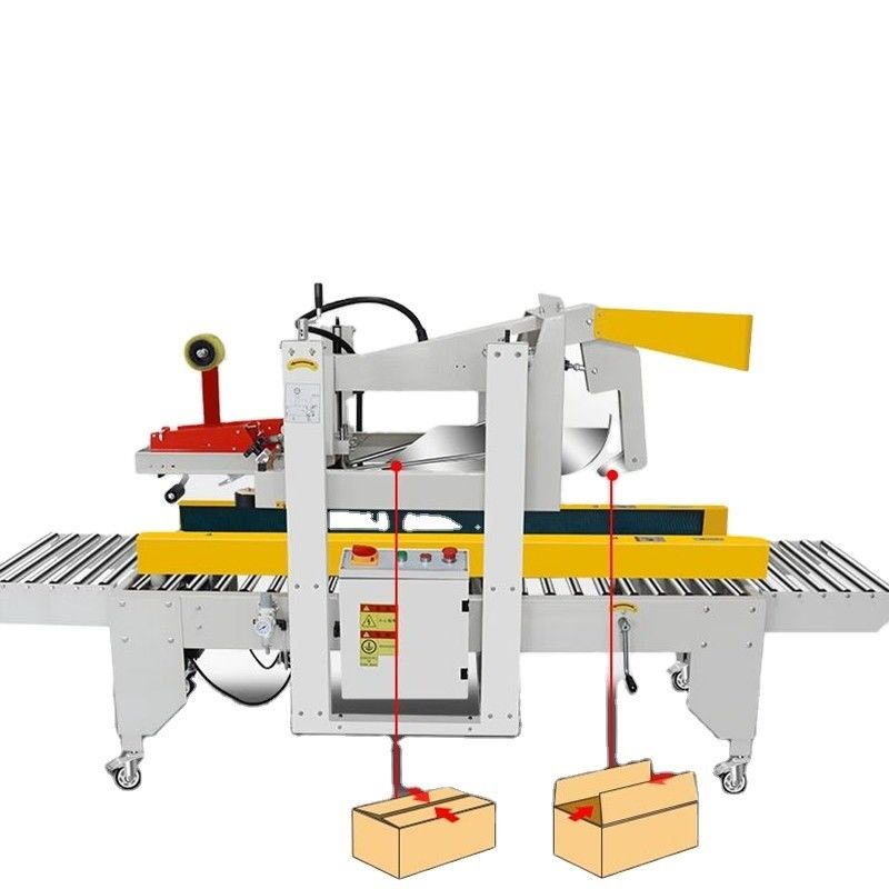 Vollautomatische Klappen-Falt-Siegelband-Karton-Siegelmaschine für Papierverpackungen
