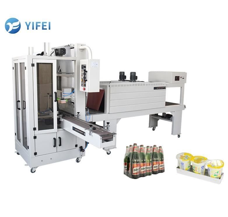 Holzmaterial PE-Filmverpackung Schrumpf-Tunnelverpackungsmaschine für Wasserflaschenverpackungen