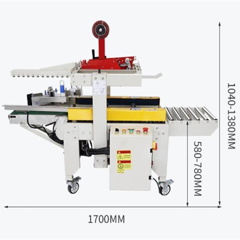 Versatile Kartonversiegelungs- und Kennzeichnungsmaschine für Verpackungen Kartonlänge≥130mm