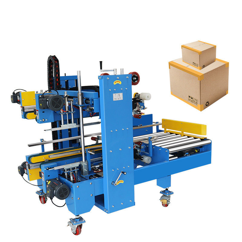 48/60/72mm Bandgröße Karton-Box Ecke Versiegelungsmaschine für 500 KG Verpackung Effizienz