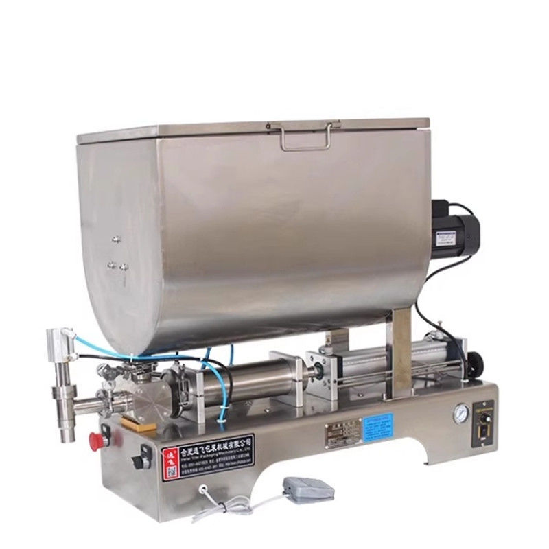 1100*480*800 mm Horizontale pneumatische Abfüllmaschine für 304Edelstahlsauce
