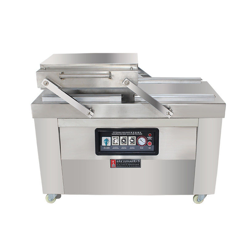 Kommerzielle Halbautomatische DZ 400 Doppelkammer Vakuumdichtmaschine für 4Pcs Dichtstreifen