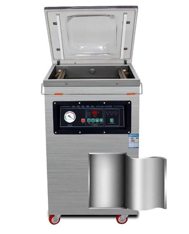 Halbautomatische kommerzielle Nahrungsmittelfeuchten und Trockenen Saug Vakuum Versiegelungsmaschine für große Tasche
