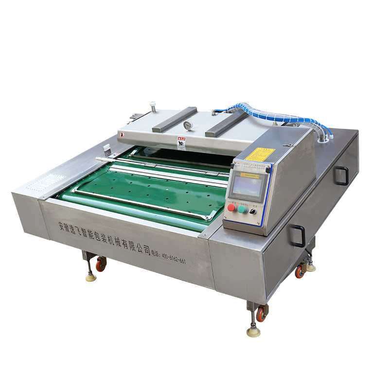 Lebensmittelverpackungsmaschine mit 1125x440x100mm Kammergröße und 1000mm Dichtungslänge