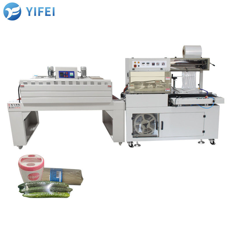 55cm Max Filmbreite Schrumpfverpackungsmaschine mit L-Stabdichter und automatischer Funktion