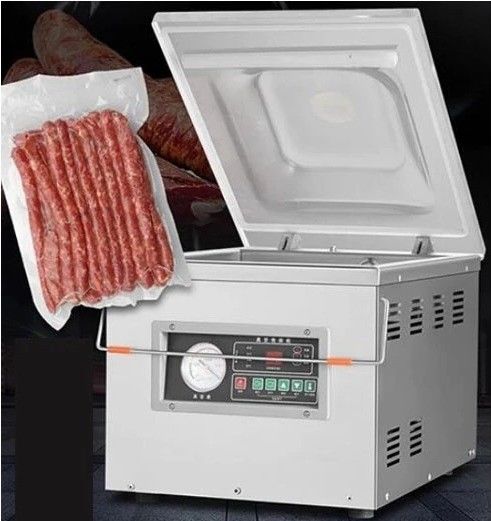 CE-zertifizierter DZ-260 Mini-Vakuumdichtungsgerät für Lebensmittelverpackungskammer Größe L260*W320*H50mm