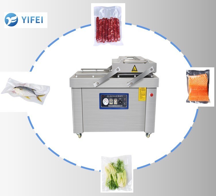 Doppelzimmer Vakuumdichtungsmaschine Pumpschnelligkeit 100 m3/h Nahrungsmittellager Vakuumverpackungsmaschine